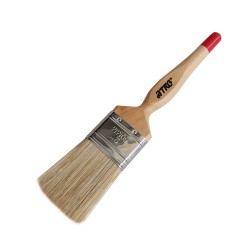 Besi & Logam #SB76020 2" (50MM) Paint Brush Set (50% Synthetic Filament) Hardwood Handle