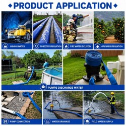 PVC Sunny Hose 2"/3"/4"/6"/8" (D) x 0.3MM (T) x 100M (L)