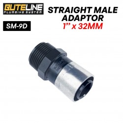 Buteline Fittings Straight Male Adaptor 32MM x 1" (PE) SM-9D