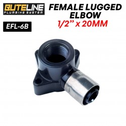 Buteline Fittings Female Lugged Elbow 20MM x 1/2" (PE) EFL-6B