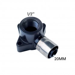 Buteline Fittings Female Lugged Elbow 20MM x 1/2" (PE) EFL-6B