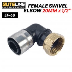 Buteline Fittings Female Swivel Elbow 20MM x 1/2" (PE) EF-6B 