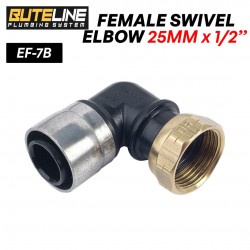 Buteline Fittings Female Swivel Elbow 25MM x 1/2" (PE) EF-7B