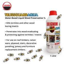 Solignum Trussguard Aqua Water-Based Liquid Wood Preservative 1L