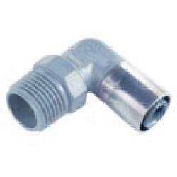 Buteline Fittings Male Bend 18MM x 1/2" (PB) EM262
