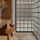 Glass Block Model Ocean View 190MM (H) x 190MM (W) x 95MM (T) - 1PC