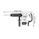 BOSCH GSH 500 (GEN 2) Demolition Hammer with 17mm Hex Professional 1100W (06113386L0)