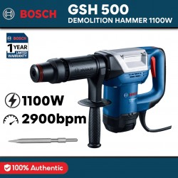 BOSCH GSH 500 (GEN 2) Demolition Hammer with 17mm Hex Professional 1100W (06113386L0)