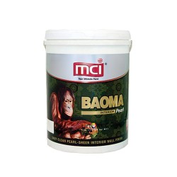 MCI Paint Baoma Pearl Easy Clean Pearl-Sheen Wall Finish (White) 18L