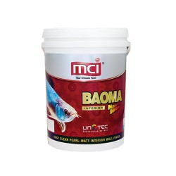MCI Paint Baoma Nano Wash Easy Clean Pearl-Matt Wall Finish (White) 18L