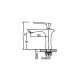 Aimer AMFC-6550 Basin Pillar Cold Tap (Satin Nikel)