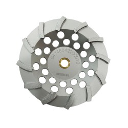 Bosun Thick Segmented Cup Wheel 7" 180MM (D) 12 (S) x 4MM (T) x 16MM (AS)