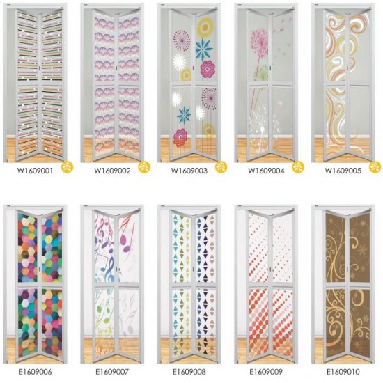 Vitally Bi-Fold King® Air Trackless Suspended Door System - Ecopoly Design