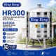 King Kong HR300 Vertical Round Bottom With Stand Stainless Steel Water Tank 3000L/670G King Kong HR300 Vertical Round Bottom With Stand Stainless Steel Water Tank 3000L/670G