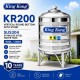 King Kong KR200 Vertical Round Bottom With Stand Stainless Steel Water Tank 900L/200G King Kong KR200 Vertical Round Bottom With Stand Stainless Steel Water Tank 900L/200G
