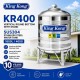 King Kong KR400 Vertical Round Bottom with Stand Stainless Steel Water Tank 1800L/400G