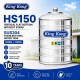 King Kong HS50 Vertical Flat Bottom Without Stand Stainless Steel Water Tank 500L/110G King Kong HS50 Vertical Flat Bottom Without Stand Stainless Steel Water Tank 500L/110G