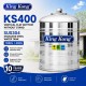 King Kong KS400 Vertical Flat Bottom Without Stand Stainless Steel Water Tank 1800L/400G