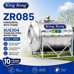 King Kong ZR085 Horizontal With Stand Stainless Steel Water Tank 900L/200G