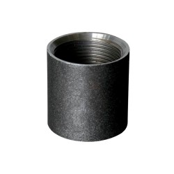 Black Malleable Iron Steam Pipe Fittings Steel Welded Socket 1"
