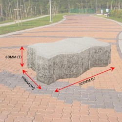 Sunway Uni-Pave 223MM (L) x 111MM (W) x 60MM (T) - Black/Red/Grey