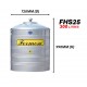 Formosa FHS25 Vertical Flat Bottom Without Stand SUS 316 Stainless Steel Water Tank 300L/66G Formosa FHS25 Vertical Flat Bottom Without Stand SUS 316 Stainless Steel Water Tank 300L/66G