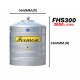 Formosa FHS300 Vertical Flat Bottom Without Stand SUS 316 Stainless Steel Water Tank 3000L/670G Formosa FHS300 Vertical Flat Bottom Without Stand SUS 316 Stainless Steel Water Tank 3000L/670G