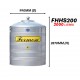 Formosa FHHS200 Vertical Flat Bottom Without Stand SUS 316 Stainless Steel Water Tank 2000L/450G Formosa FHHS200 Vertical Flat Bottom Without Stand SUS 316 Stainless Steel Water Tank 2000L/450G