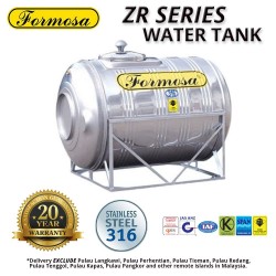 Formosa FZR100 Horizontal With Stand SUS 316 Stainless Steel Water Tank 1000L/220G