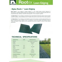 Nylex Rootex Lawn Edging 2.0MM (T) x 200MM (W) x 50M (L)