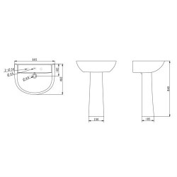  Inno BP3005 Pedestal (WHITE)