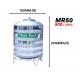 Maju Tank MR50 Vertical Round Bottom With "V" Stand Stainless Steel Water Tank 500L/110G Maju Tank MR50 Vertical Round Bottom With "V" Stand Stainless Steel Water Tank 500L/110G