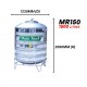 Maju Tank MR150 Vertical Round Bottom With "V" Stand Stainless Steel Water Tank 1500L/330G Maju Tank MR150 Vertical Round Bottom With "V" Stand Stainless Steel Water Tank 1500L/330G