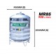 Maju Tank MR85 Vertical Round Bottom With "V" Stand Stainless Steel Water Tank 900L/200G Maju Tank MR85 Vertical Round Bottom With "V" Stand Stainless Steel Water Tank 900L/200G