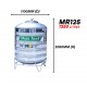 Maju Tank MR125 Vertical Round Bottom With "V" Stand Stainless Steel Water Tank 1350L/300G Maju Tank MR125 Vertical Round Bottom With "V" Stand Stainless Steel Water Tank 1350L/300G