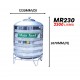 Maju Tank MR230 Vertical Round Bottom With "V" Stand Stainless Steel Water Tank 2300L/500G Maju Tank MR230 Vertical Round Bottom With "V" Stand Stainless Steel Water Tank 2300L/500G