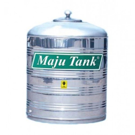 Maju Tank MS150 Vertical Flat Bottom Without Stand Stainless Steel Water Tank 1500L/330G Maju Tank MS150 Vertical Flat Bottom Without Stand Stainless Steel Water Tank 1500L/330G