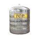 TOP TFH1500 Vertical Flat Bottom without Stand Stainless Steel Water Tank 1500L/330G