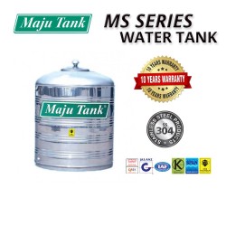 Maju Tank MS85 Vertical Flat Bottom Without Stand Stainless Steel Water Tank 900L/200G