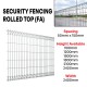 Security Fencing Rolled Top Welded Fence (FA) 50MM (VS) x 150MM (HS) x 2400MM (W) Security Fencing Rolled Top Welded Fence (FA) 50MM (VS) x 150MM (HS) x 2400MM (W)