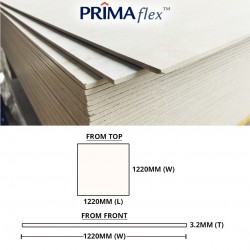 Saint-Gobain Prima Flex Multi Functions Ceiling Board 3.2MM (T) x1220MM 4' (W) x 1220MM 4' (L)