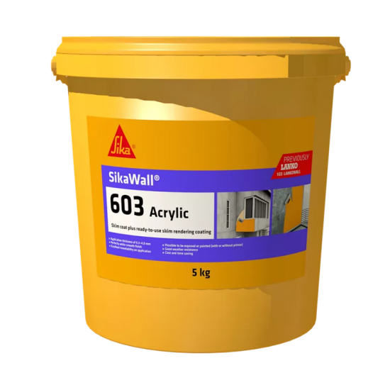 SikaWall 603 Acrylic Ready To Use Acrylic Skim Coat 25KG (White)