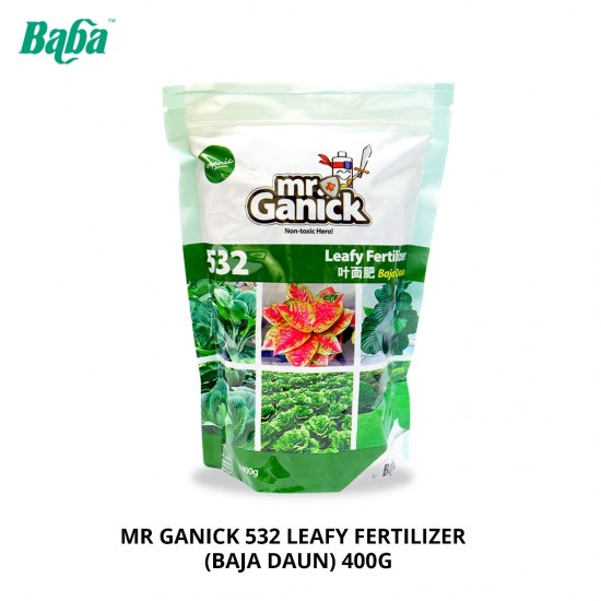 Mr Ganick 532 Organic Leafy Fertilizer 400G Mr Ganick 532 Organic Leafy Fertilizer 400G