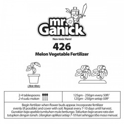 Mr Ganick 426 Organic Melon Vegetable Fertilizer 400G