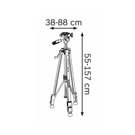 Bosch BT 150 (1/4") Building Tripod Professional Bosch BT 150 (1/4") Building Tripod Professional