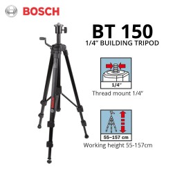 Bosch BT 150 (1/4") Building Tripod Professional