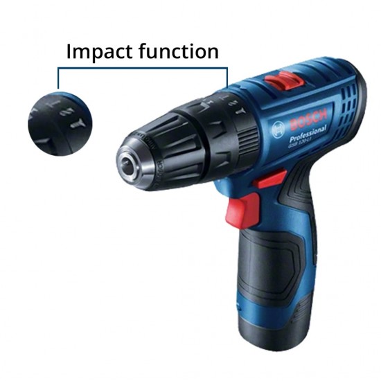 BOSCH GSB 120-LI (Gen 2) Cordless Impact Drill/Driver Professional 12V 2.0Ah (06019G81L0)