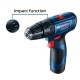 BOSCH GSB 120-LI (Gen 2) Cordless Impact Drill/Driver Professional 12V 2.0Ah (06019G81L0)