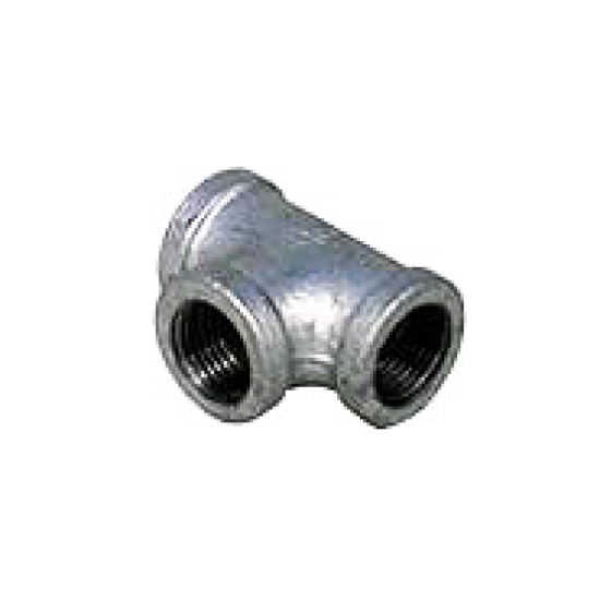 Galvanized Iron (GI) Fittings Equal Tee 1"