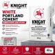 Knight Brand White Portland Cement 40KG | Simen Portland Putih Knight Brand White Portland Cement 40KG | Simen Portland Putih